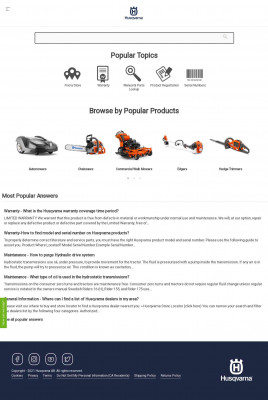 Support Login - Husqvarna Support Login - Husqvarna