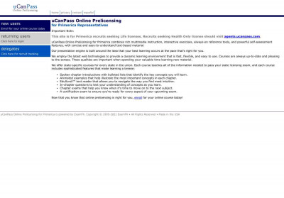 uCanPass Online Prelicensing for Primerica uCanPass Online Prelicensing for Primerica