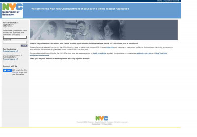 Welcome to the New York City Department of Education's New Welcome to the New York City Department of Education's New