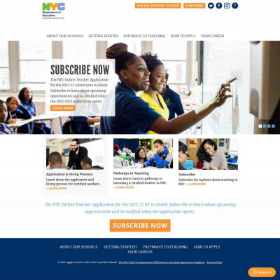 Welcome! | Apply to Teach in New York City Public Schools Welcome! | Apply to Teach in New York City Public Schools