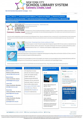 Home - NYCDOE Department of Library Services - New York ... Home - NYCDOE Department of Library Services - New York ...