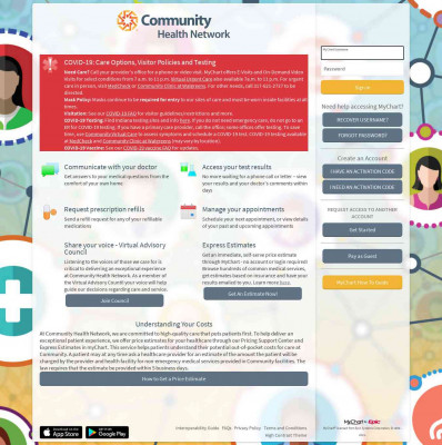 MyChart - eCommunity - Community Health Network MyChart - eCommunity - Community Health Network
