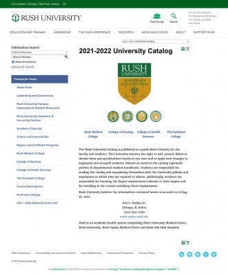 Rush University/Academic Policies Rush University/Academic Policies