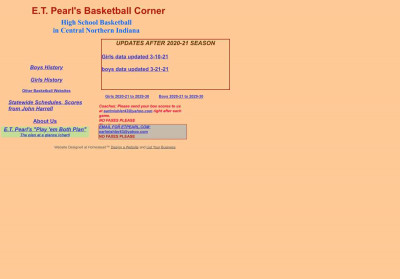 ET Pearl's Basketball Corner ET Pearl's Basketball Corner