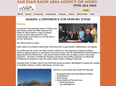 Provider Information - San Juan Basin Area Agency on Aging Provider Information - San Juan Basin Area Agency on Aging