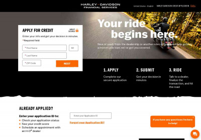Credit Application | Harley-Davidson Financial Credit Application | Harley-Davidson Financial