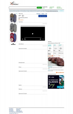 My NetZero Personalized Start Page My NetZero Personalized Start Page