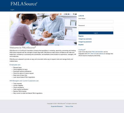 ComPsych Corporation - FMLASource - Login ComPsych Corporation - FMLASource - Login