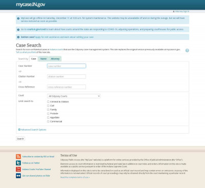 MyCase: Indiana Supreme Court public access case search MyCase: Indiana Supreme Court public access case search