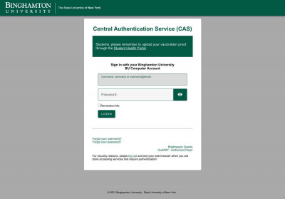 BU Login - Binghamton University (CAS) BU Login - Binghamton University (CAS)