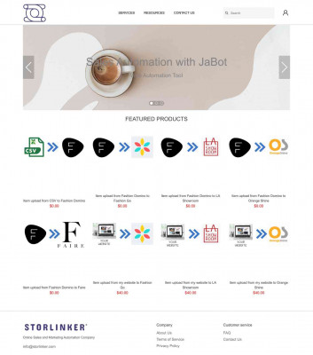 Item upload from Fashion Domino to LA Showroom - logo Item upload from Fashion Domino to LA Showroom - logo