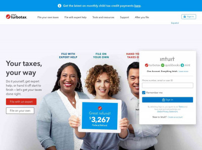 TurboTax® Official Site: File Taxes Online, Tax Filing Made Easy TurboTax® Official Site: File Taxes Online, Tax Filing Made Easy