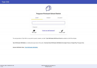 Tyler SIS 360 - Ferguson-Florissant School District Tyler SIS 360 - Ferguson-Florissant School District
