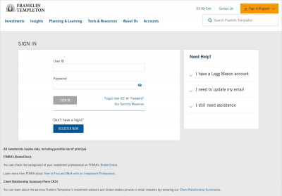Franklin Templeton: Sign In Franklin Templeton: Sign In