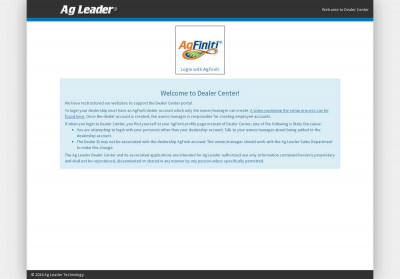 Ag Leader Dealer Center Ag Leader Dealer Center