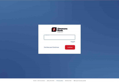 Login · Simmons Bank Login · Simmons Bank