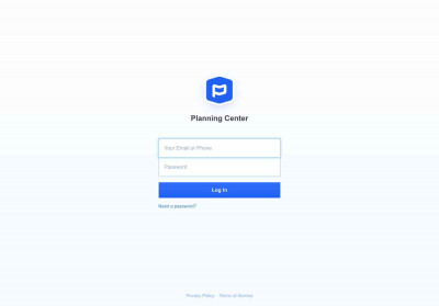 Planning Center - Login Planning Center - Login