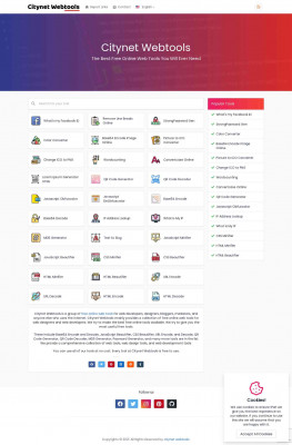 бесплатные онлайн-инструменты - Citynet Webtools бесплатные онлайн-инструменты - Citynet Webtools