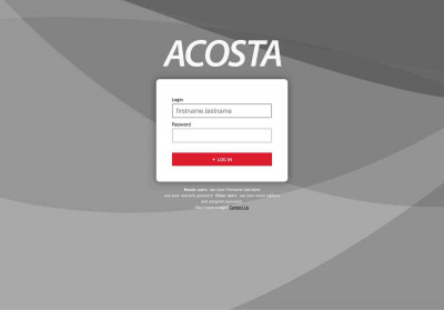 Acosta Login Acosta Login