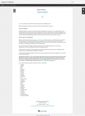 Digicel Webtext Digicel Webtext