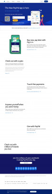 PayPal User Agreement page PayPal User Agreement page