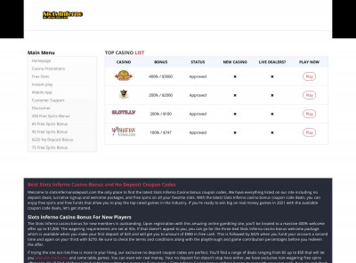 Free Online Slots No Deposit Needed - Slots Inferno Casino Free Online Slots No Deposit Needed - Slots Inferno Casino