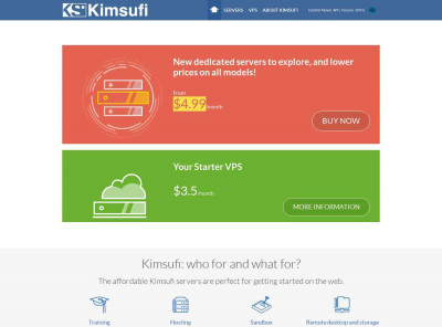 New dedicated server range - Kimsufi New dedicated server range - Kimsufi