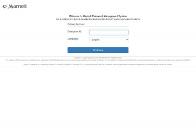 Marriott Password Challenge Marriott Password Challenge