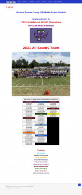 Sumner County Middle School Football Sumner County Middle School Football