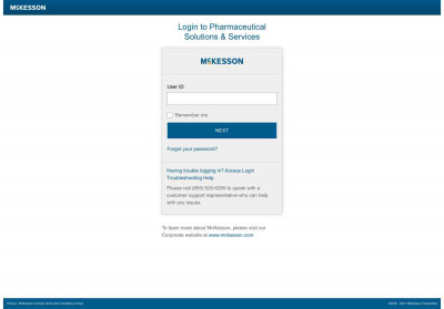 Login to Pharmaceutical Solutions & Services - McKesson ... Login to Pharmaceutical Solutions & Services - McKesson ...