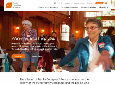Connecting Caregivers - Family Caregiver Alliance Connecting Caregivers - Family Caregiver Alliance