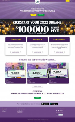 Tennessee Lottery VIP Rewards Tennessee Lottery VIP Rewards