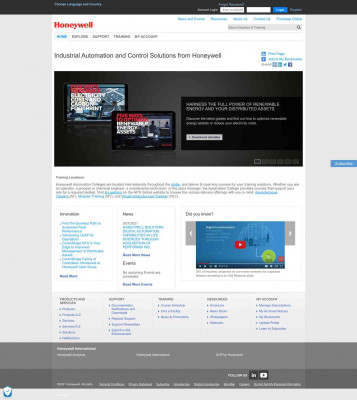 Login - Honeywell Process Solutions Login - Honeywell Process Solutions