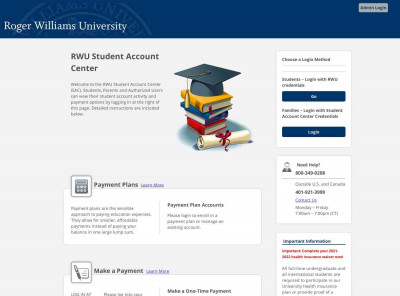 Make A Payment - Roger Williams University Make A Payment - Roger Williams University