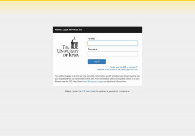 University of Iowa HawkID Login for Office 365 University of Iowa HawkID Login for Office 365