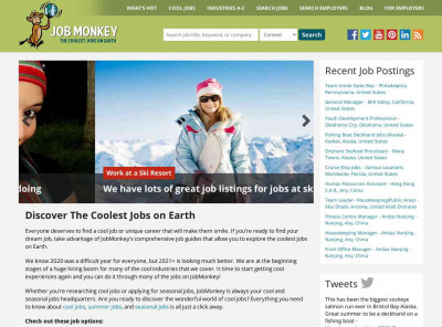 Search Jobs From Across the Internet | JobMonkey.com Search Jobs From Across the Internet | JobMonkey.com