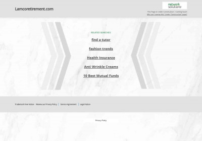 Network Solutions - Lamcoretirement.com Network Solutions - Lamcoretirement.com