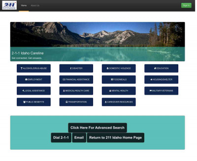 Site Record - Idaho Careline 2-1-1 Site Record - Idaho Careline 2-1-1