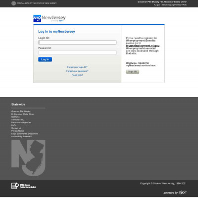 Log In to myNewJersey Log In to myNewJersey