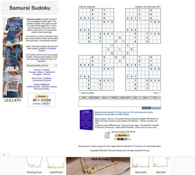Samurai Sudoku Samurai Sudoku