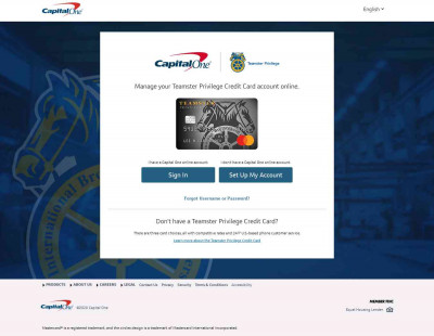 Teamster Privilege Capital One Credit Card Login Teamster Privilege Capital One Credit Card Login