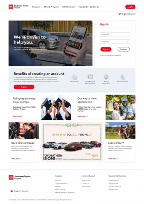 Login - Southeast Toyota Finance Login - Southeast Toyota Finance