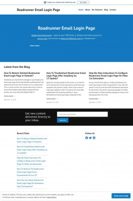 How to Create a New TWC Email Account. - Roadrunner ... How to Create a New TWC Email Account. - Roadrunner ...