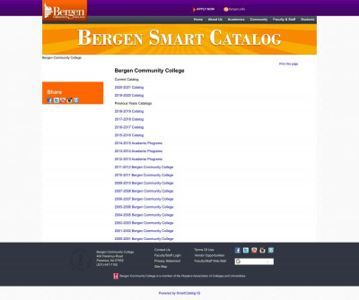 2021-2022 Catalog - Bergen Community College 2021-2022 Catalog - Bergen Community College
