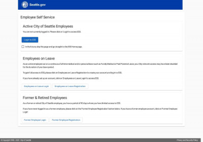Employee Self Service Employee Self Service