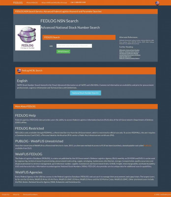 FEDLOG NSN Search FEDLOG NSN Search
