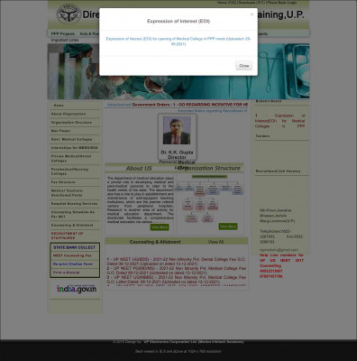Recruitment/Jobs-Directorate of Medical Education ... - updgme Recruitment/Jobs-Directorate of Medical Education ... - updgme