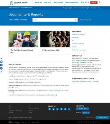 X - World Bank Documents X - World Bank Documents