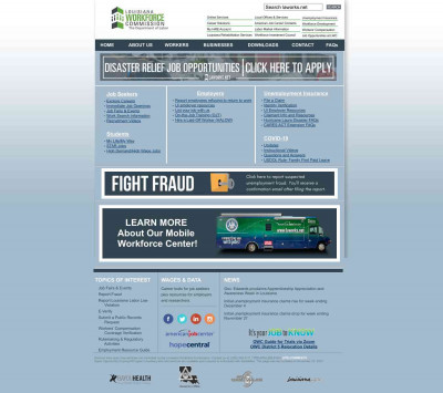 Louisiana Workforce Commission: LAWorks Homepage Louisiana Workforce Commission: LAWorks Homepage