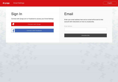Zynga Account Preferences Zynga Account Preferences